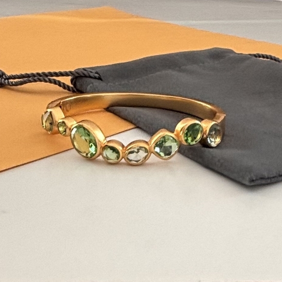 NWOT Julie Vos Kaleidoscope Hinge Bangle - Picture 2 of 4